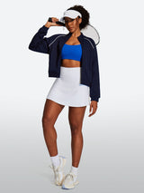 IUGA A-Line High Waisted  Tennis Skirt With Pockets | Affordable Yoga Leggings & Activewear by IUGA