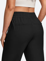 IUGA Cotton Linen Pull-On Wide Leg Pants With Pockets | Affordable Yoga Leggings & Activewear by IUGA