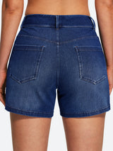 IUGA FlexDenim® Pull On Stretchy High Waist Denim Shorts With Pockets