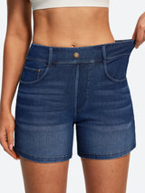 IUGA FlexDenim® Hight Waist Denim Shorts With Pockets | Affordable Yoga Leggings & Activewear by IUGA
