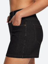 IUGA FlexDenim® Hight Waist Denim Shorts With Pockets | Affordable Yoga Leggings & Activewear by IUGA