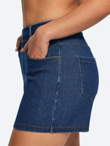 IUGA FlexDenim® Hight Waist Denim Shorts With Pockets | Affordable Yoga Leggings & Activewear by IUGA