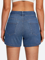 IUGA FlexDenim® Hight Waist Denim Shorts With Pockets | Affordable Yoga Leggings & Activewear by IUGA