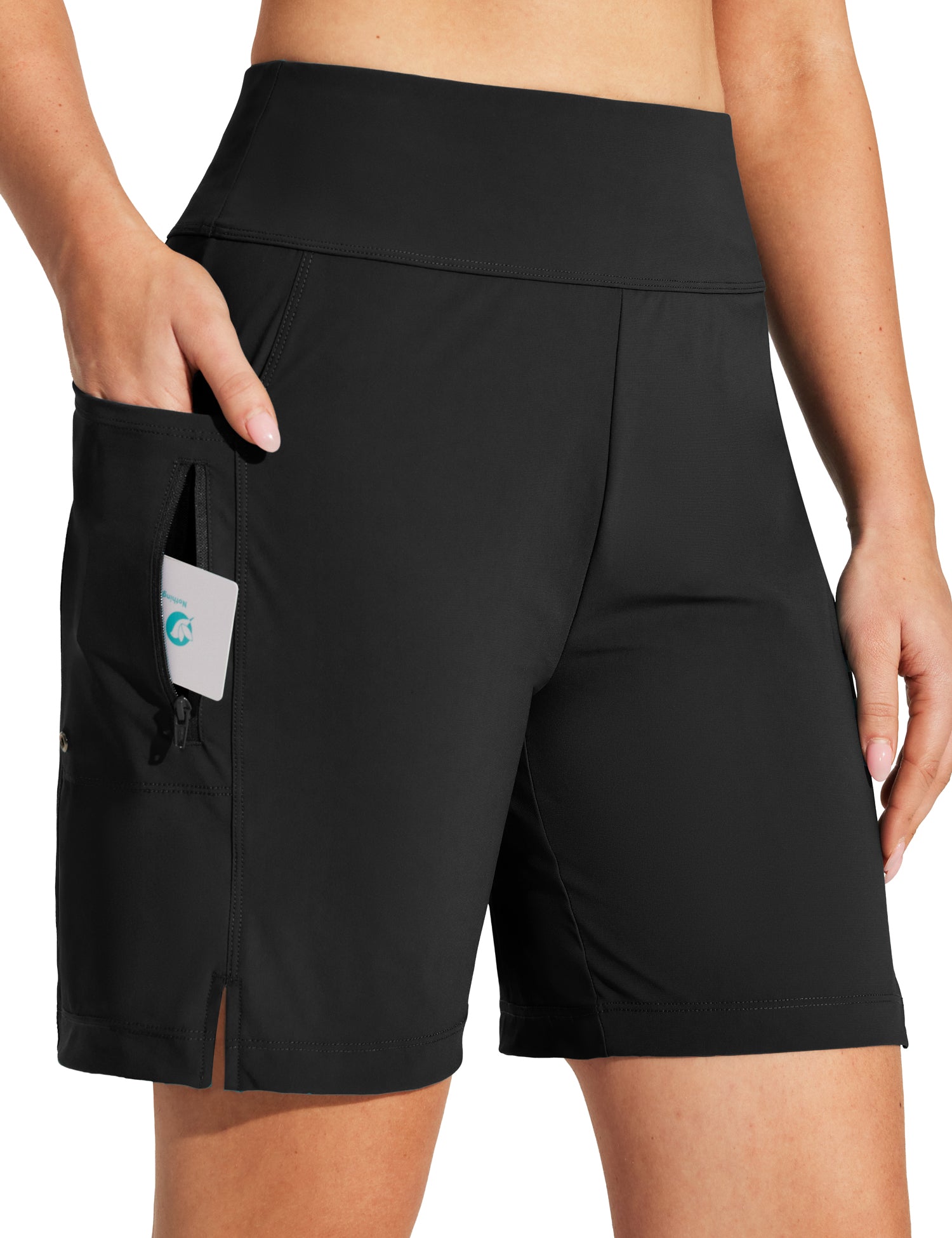 IUGA 7" UPF 50+ High Waisted Quick Dry Swim Board Shorts With Liner Pockets | Affordable Yoga Leggings & Activewear by IUGA