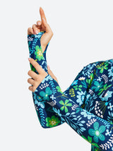 IUGA UPF 50+ Long Sleeve Quick-Dry Rash Guard Swimsuit With Half Zip & Thumbholes | Affordable Yoga Leggings & Activewear by IUGA