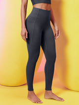 IUGA FlexTight High-Waist Sandwich No Front Seam Tummy Control Leggings With Pockets