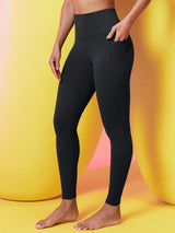 IUGA FlexTight High-Waist Sandwich No Front Seam Tummy Control Leggings With Pockets