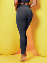 IUGA FlexTight High-Waist Sandwich No Front Seam Tummy Control Leggings With Pockets