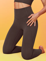 IUGA FlexTight High-Waist Sandwich No Front Seam Tummy Control Leggings With Pockets