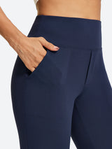 IUGA Women’s High-Waisted Tummy Control & Pull-On Bootcut Yoga Pants With Pockets