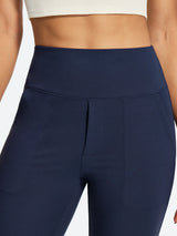 IUGA Women’s High-Waisted Tummy Control & Pull-On Bootcut Yoga Pants With Pockets