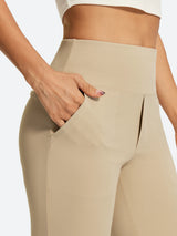IUGA Women’s High-Waisted Tummy Control & Pull-On Bootcut Yoga Pants With Pockets