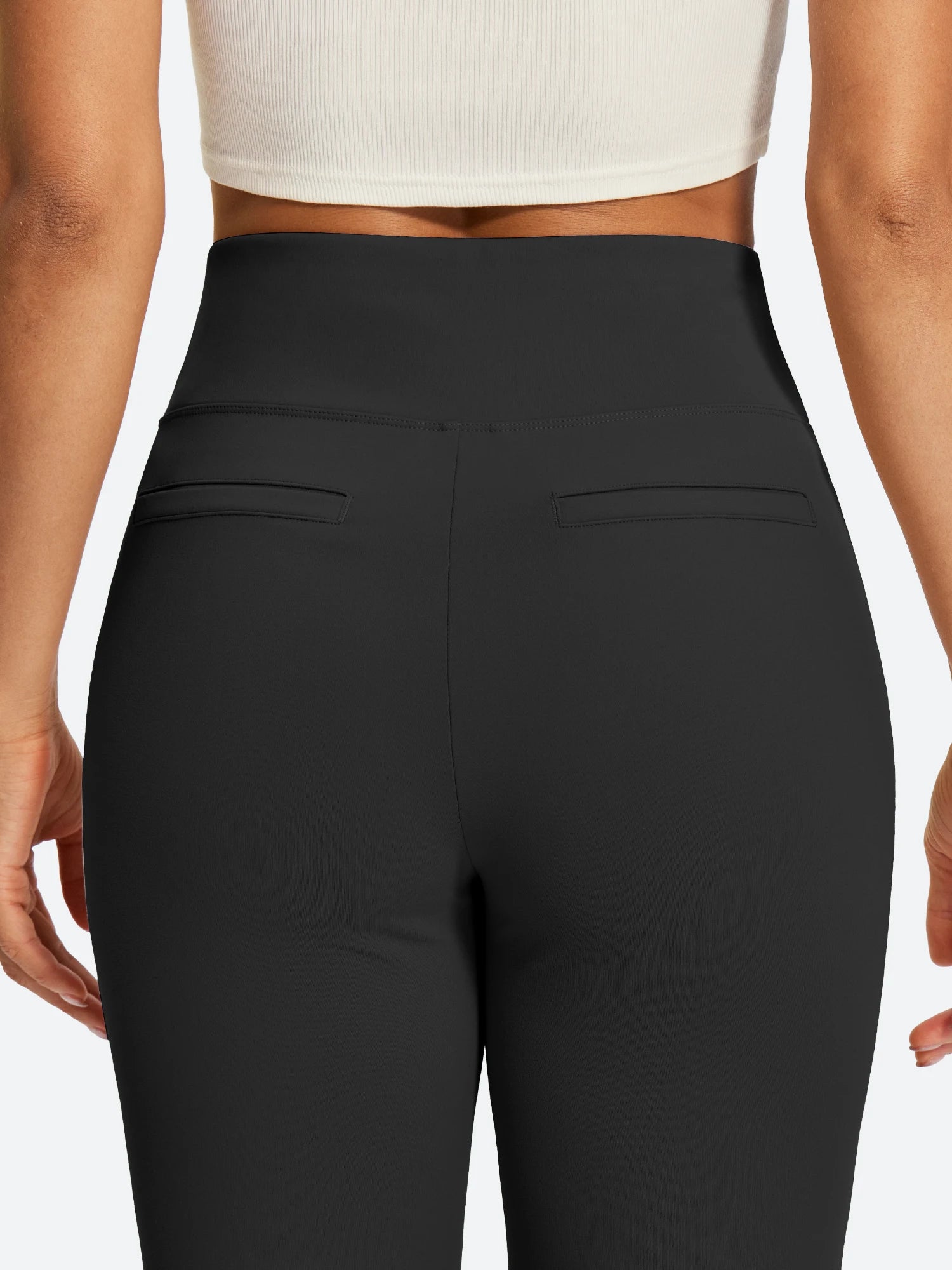 IUGA Women’s High-Waisted Tummy Control & Pull-On Bootcut Yoga Pants With Pockets