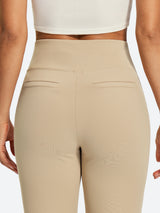 IUGA Women’s High-Waisted Tummy Control & Pull-On Bootcut Yoga Pants With Pockets