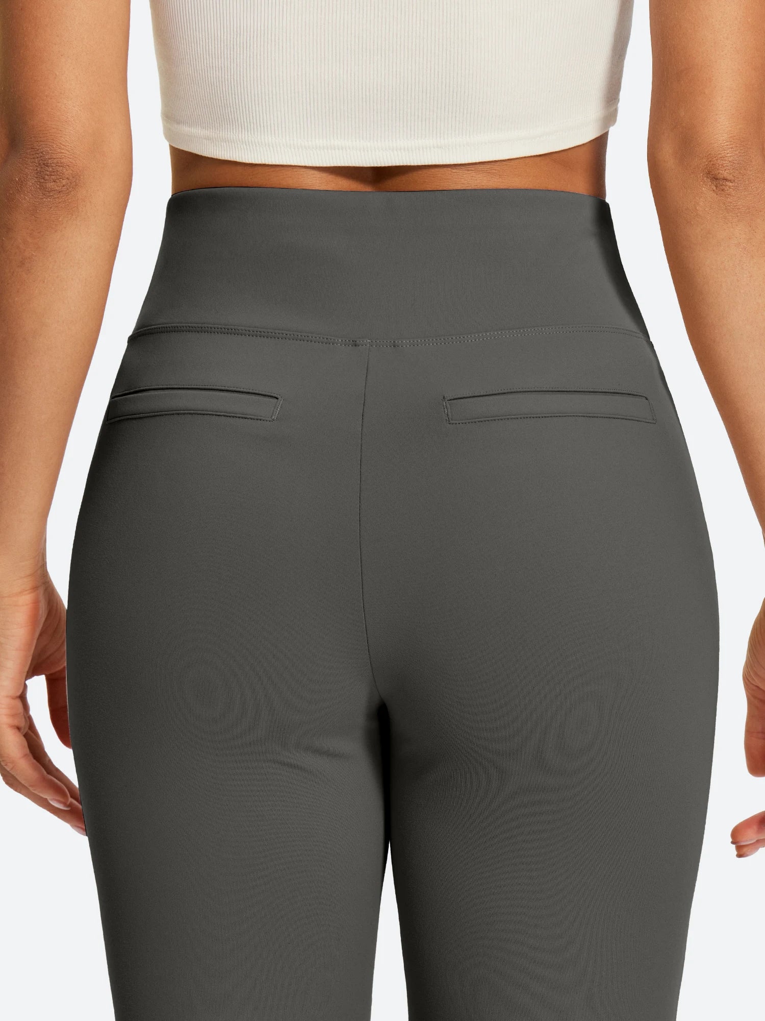 IUGA Women’s High-Waisted Tummy Control & Pull-On Bootcut Yoga Pants With Pockets