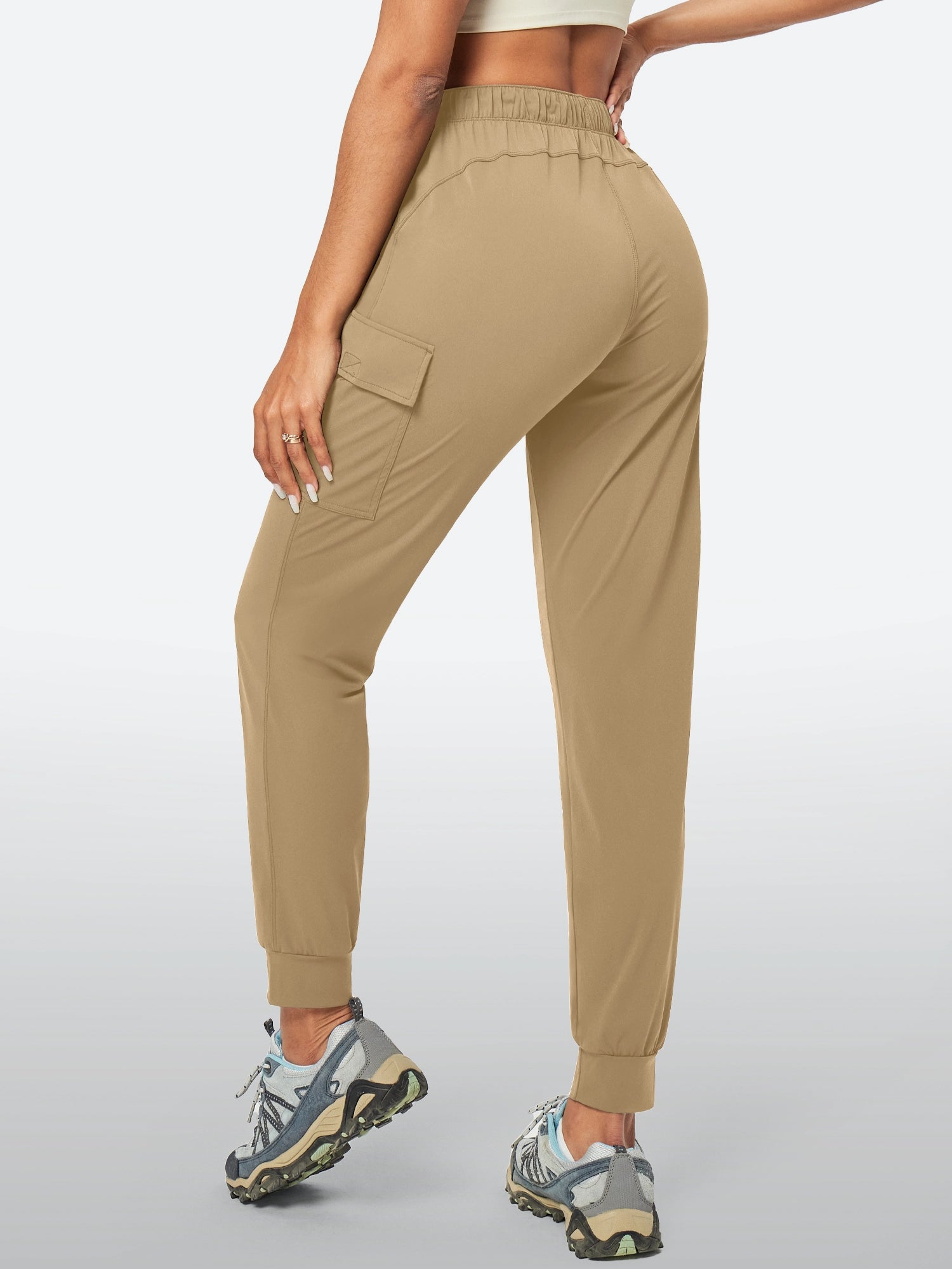 IUGA UPF50+ Quick Dry Hiking Cargo Joggers With Pockets - IUGA
