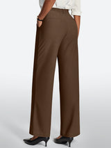 IUGA High-Waisted Wrinkle-Resistant Wide-Leg Work Pants - IUGA
