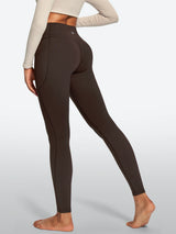 IUGA Heatlab® Sandwich Waistband Fleece Lined No Front Seam Leggings | Affordable Yoga Leggings & Activewear by IUGA