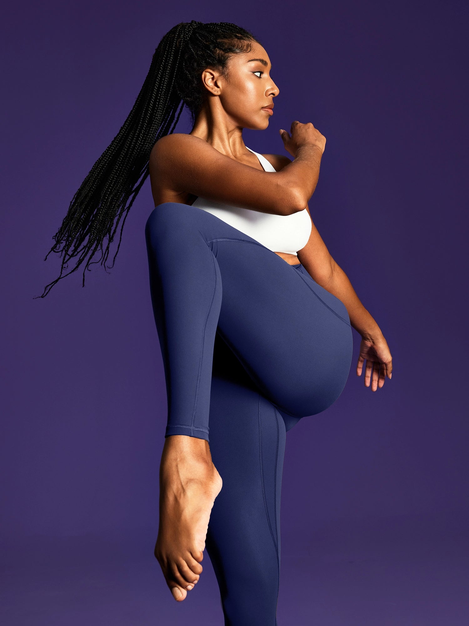 IUGA PowerTight Sandwich Scrunch Butt Lifting No Front Seam Compression Leggings With Pockets | Affordable Yoga Leggings & Activewear by IUGA