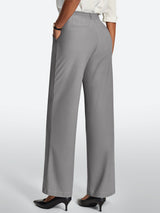 IUGA High-Waisted Wrinkle-Resistant Wide-Leg Work Pants - IUGA