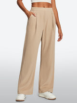 IUGA High-Waisted Waffle Work Pants