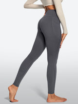 IUGA Heatlab® Sandwich Waistband Fleece Lined No Front Seam Leggings | Affordable Yoga Leggings & Activewear by IUGA