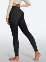 IUGA Heatlab® Sandwich Waistband Fleece Lined No Front Seam Leggings | Affordable Yoga Leggings & Activewear by IUGA