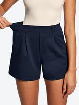 IUGA High Waisted Pleated Wide Leg Shorts