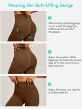 IUGA PowerTight Butt Lifting No Front Seam Leggings With Pockets