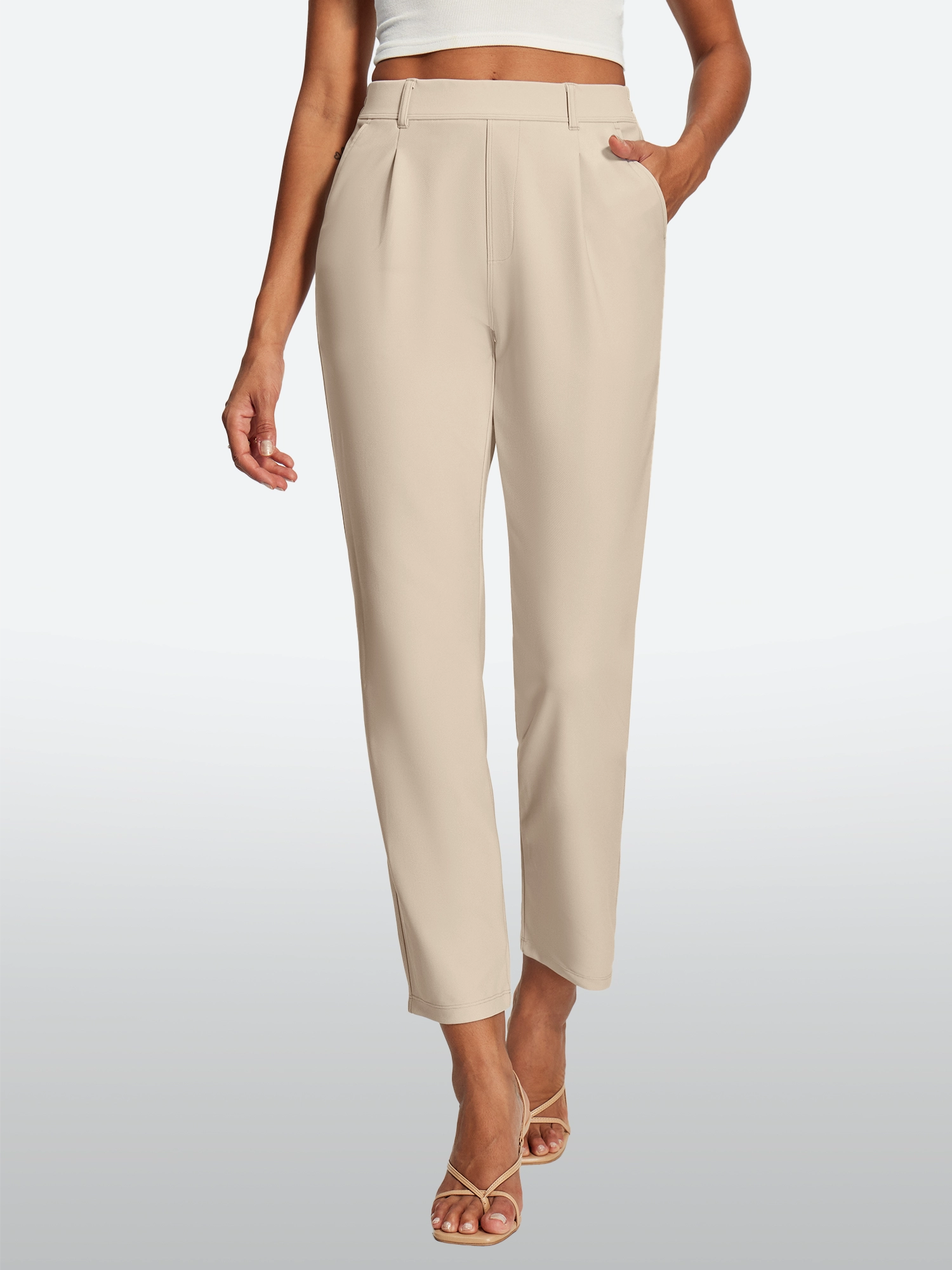 IUGA Stretch Comfy Skinny Leg Work Casual Pants | Affordable Yoga Leggings & Activewear by IUGA