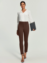 IUGA Pull On Stretchy Work Pants With Pockets | Affordable Yoga Leggings & Activewear by IUGA