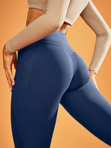 IUGA Heatlab® Sandwich Waistband Fleece Lined No Front Seam Leggings | Affordable Yoga Leggings & Activewear by IUGA