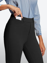 IUGA Pull On Stretchy Work Pants With Pockets | Affordable Yoga Leggings & Activewear by IUGA