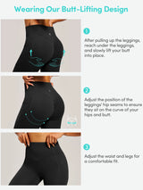 IUGA PowerTight Butt Lifting No Front Seam Leggings With Pockets