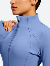 IUGA FlexTight Full Zip Lightweight Running Track Jacket With Thumbholes | Affordable Yoga Leggings & Activewear by IUGA