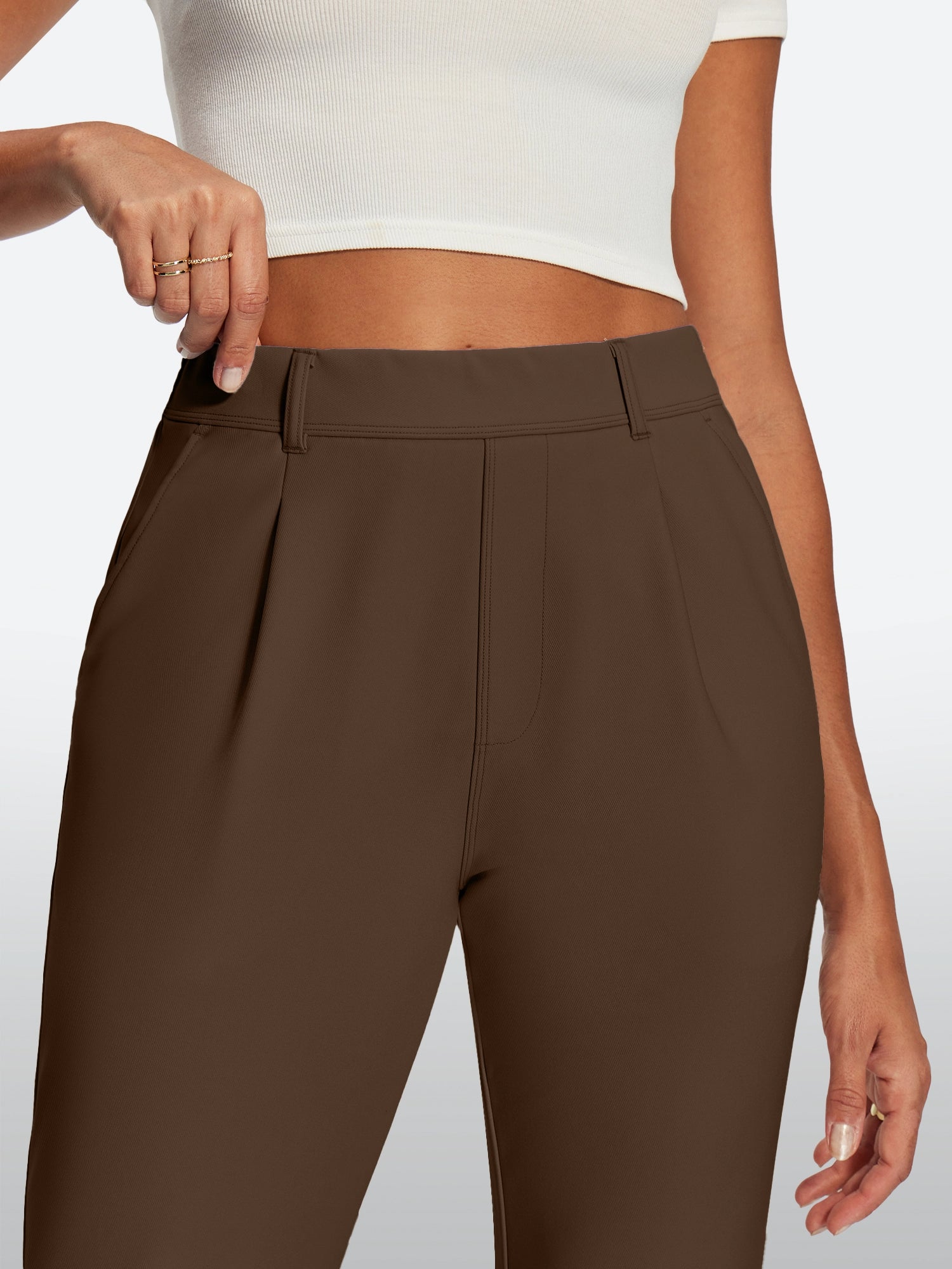 IUGA Stretch Comfy Skinny Leg Work Casual Pants | Affordable Yoga Leggings & Activewear by IUGA