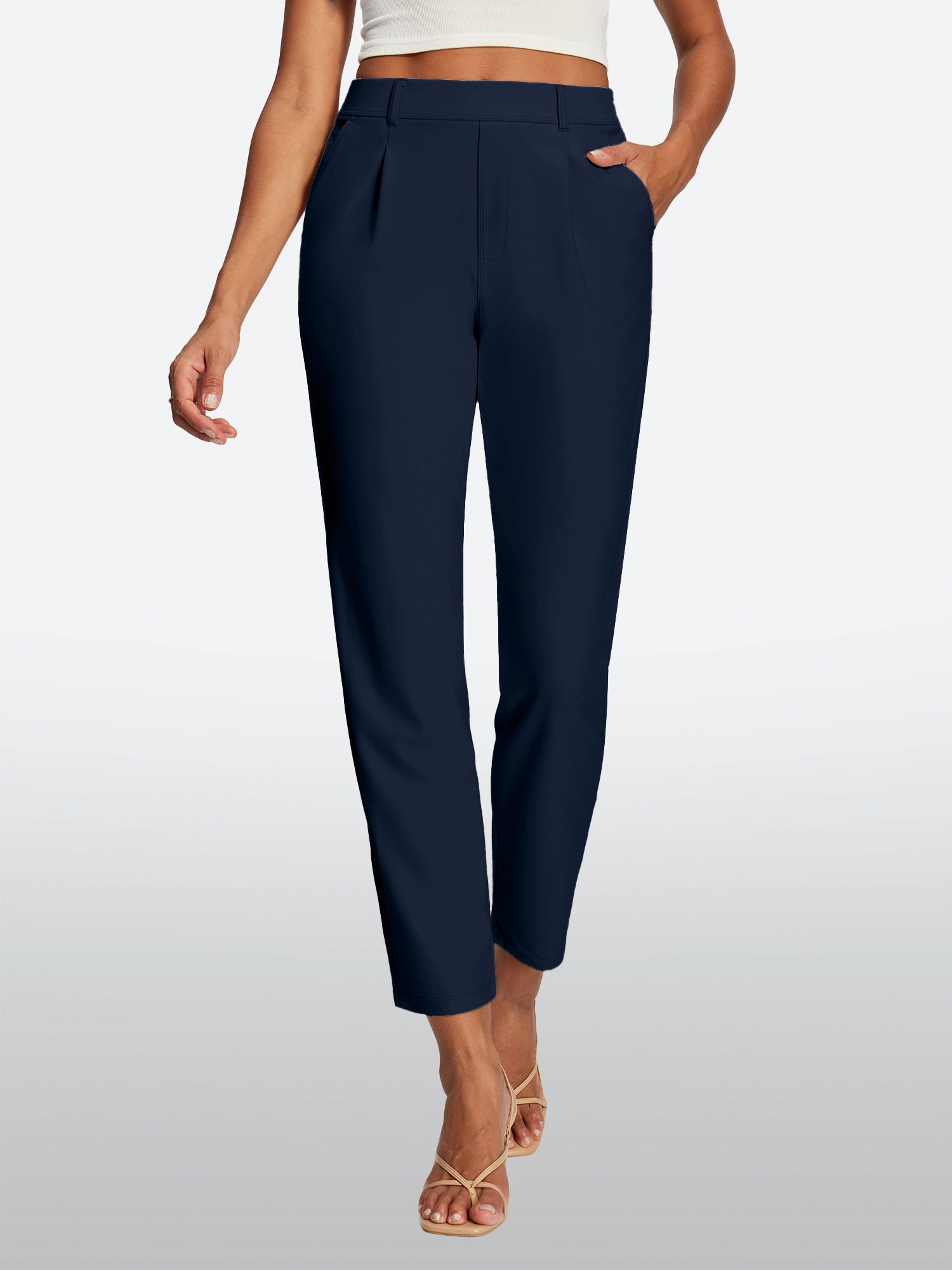 IUGA Stretch Comfy Skinny Leg Work Casual Pants | Affordable Yoga Leggings & Activewear by IUGA