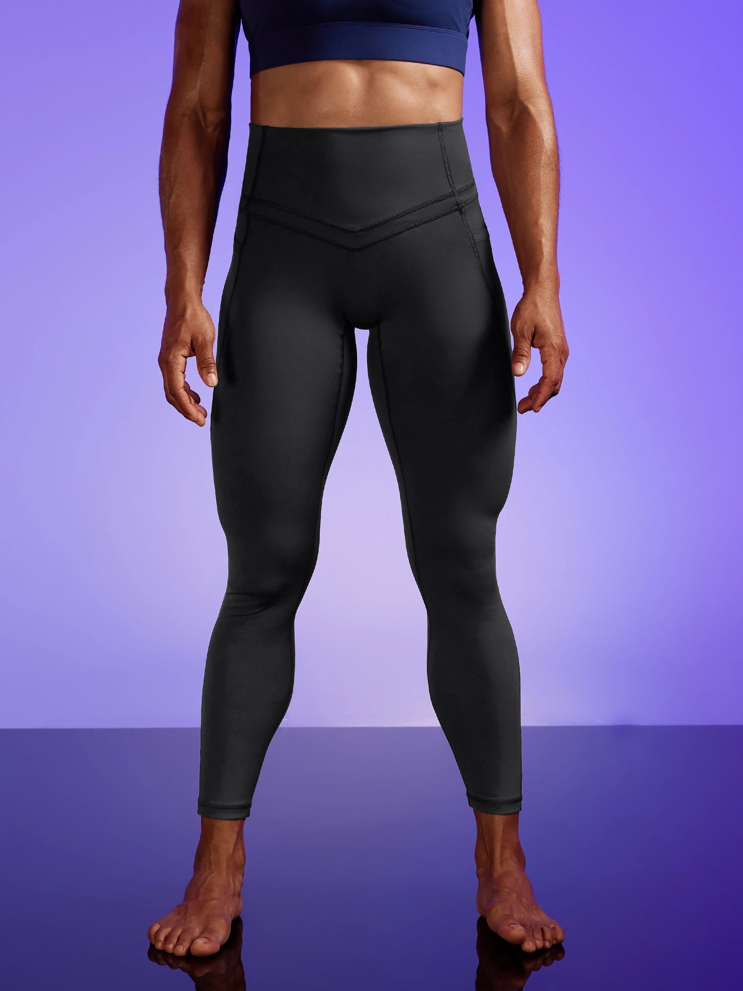 IUGA PowerTight Sandwich No Front Seam Leggings - IUGA