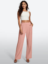 IUGA High-Waisted Waffle Work Pants - IUGA