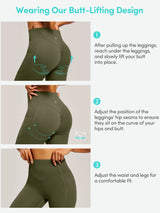 IUGA PowerTight Butt Lifting No Front Seam Leggings With Pockets