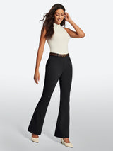IUGA Stretchy Pull On Bootcut Work Pants With Pockets