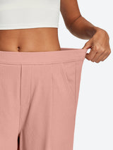 IUGA High-Waisted Waffle Work Pants - IUGA