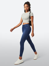 IUGA FlexDenim™ High Waisted Pull On Tummy Control Stretchy Jeans With Pockets - IUGA