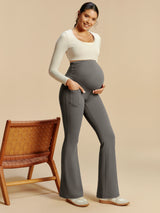 IUGA Maternity Leggings With Pockets Over The Belly | Affordable Yoga Leggings & Activewear by IUGA