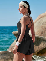 IUGA Sleeveless Sun-protective Rompers With Built-in Shorts - IUGA