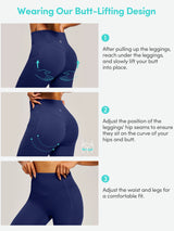 IUGA PowerTight Butt Lifting No Front Seam Leggings With Pockets