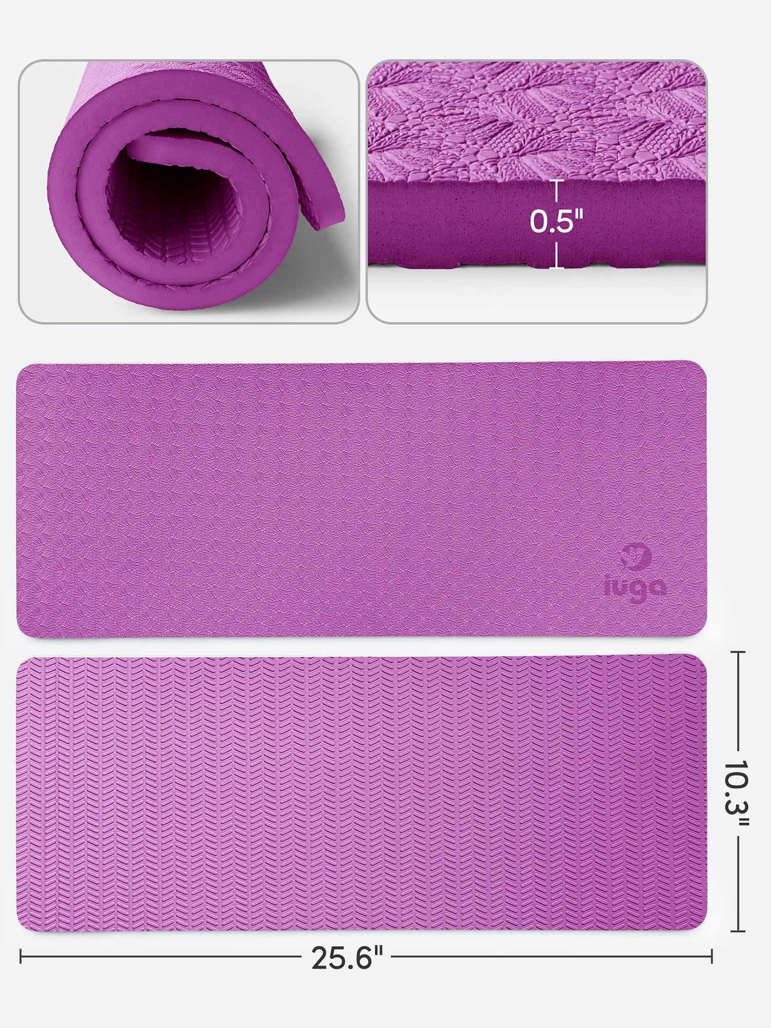IUGA Non-Slip Yoga Knee Pads