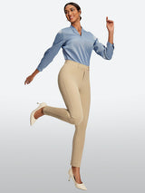 IUGA Pull On Stretchy Work Pants With Pockets | Affordable Yoga Leggings & Activewear by IUGA