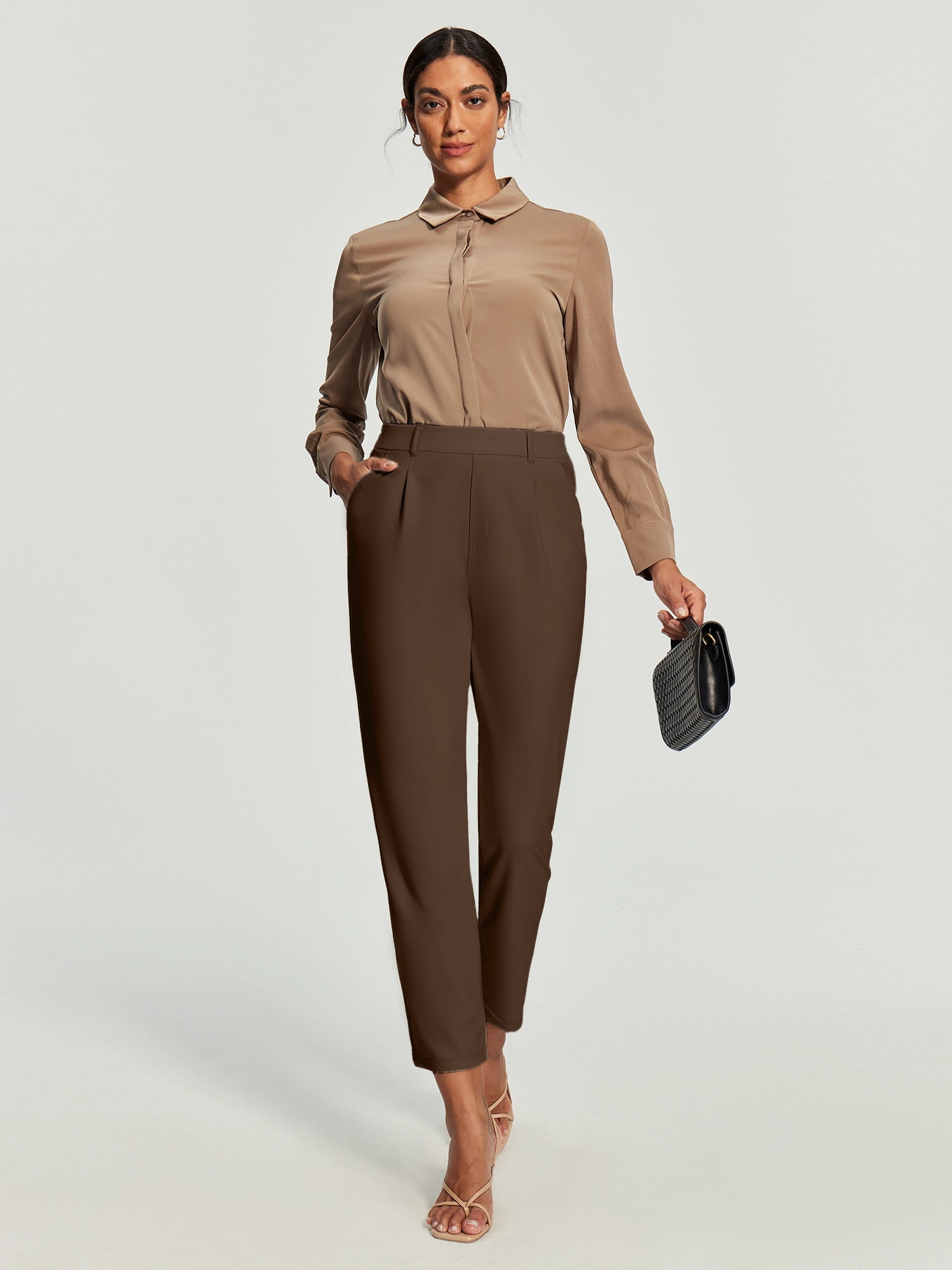 IUGA Stretch Comfy Skinny Leg Work Casual Pants | Affordable Yoga Leggings & Activewear by IUGA