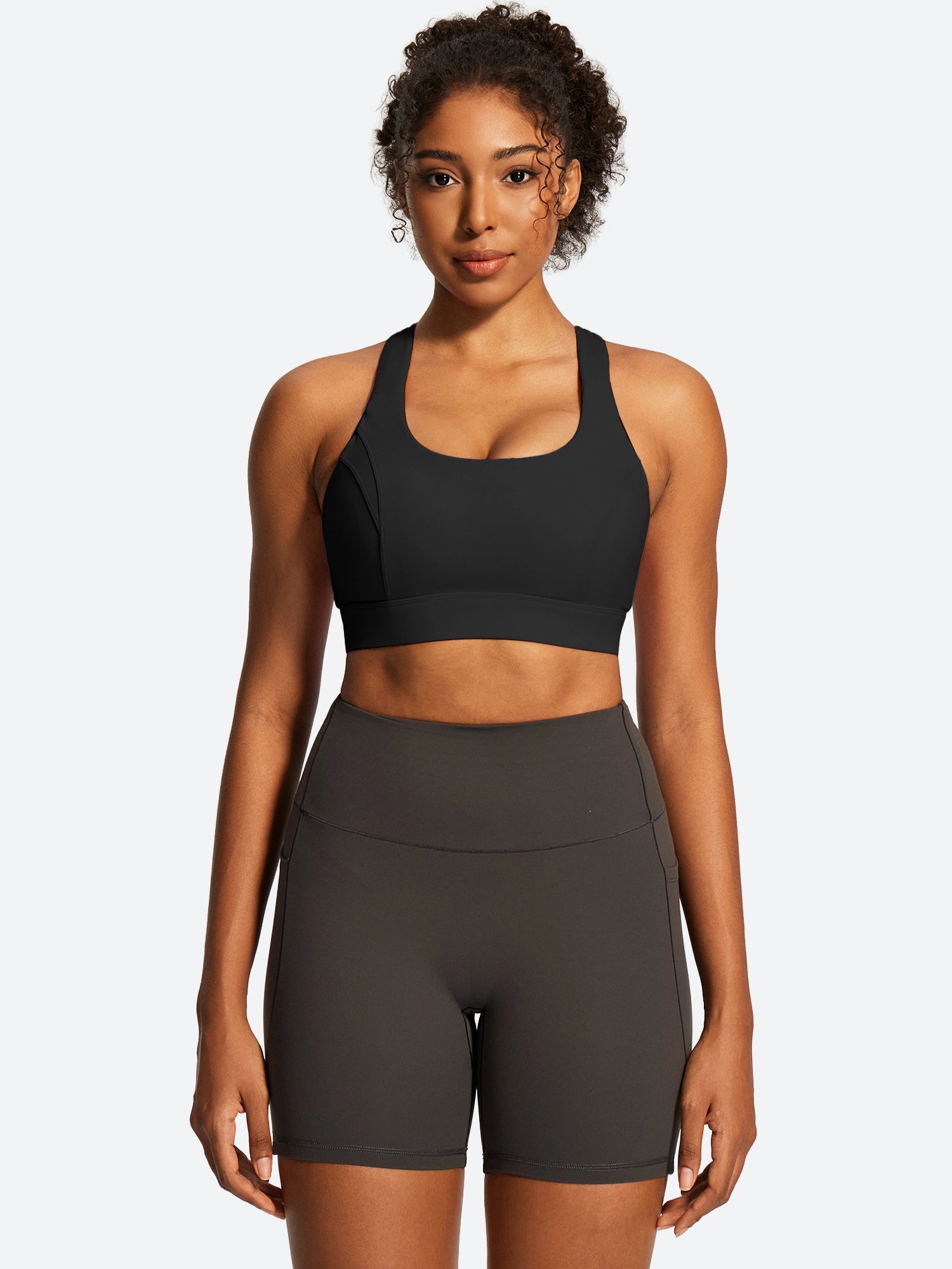 IUGA High Impact Adjustable Criss Cross Back Sports Bra | Affordable Yoga Leggings & Activewear by IUGA